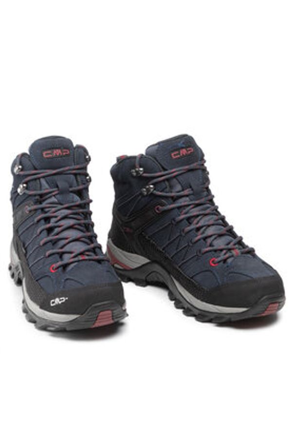 CMP Trekkingi Rigel Mid Trekking Shoes Wp 3Q12947 Granatowy. Kolor: niebieski. Materiał: zamsz, skóra. Sport: turystyka piesza