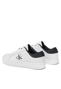 Calvin Klein Jeans Sneakersy Classic Cupsole Lowlaceup Lth Wn YW0YW01444 Biały. Kolor: biały. Materiał: skóra #3