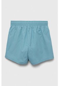 Pepe Jeans szorty kąpielowe dziecięce kolor turkusowy z nadrukiem. Kolor: turkusowy. Materiał: tkanina. Wzór: nadruk #2