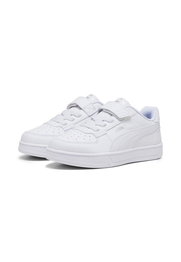Buty Chłopak Puma Caven 2.0 srebrny. Kolor: szary, biały, wielokolorowy. Sezon: lato. Sport: turystyka piesza