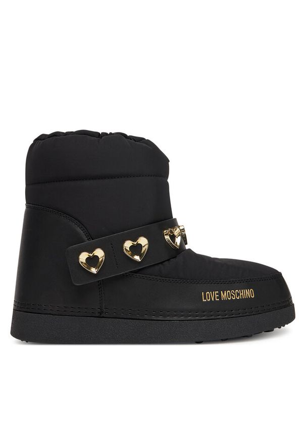 Love Moschino - Śniegowce LOVE MOSCHINO. Kolor: czarny