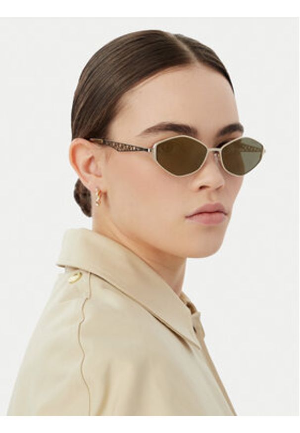 MICHAEL Michael Kors Okulary przeciwsłoneczne 0MK1181 10144T Brązowy. Kolor: brązowy