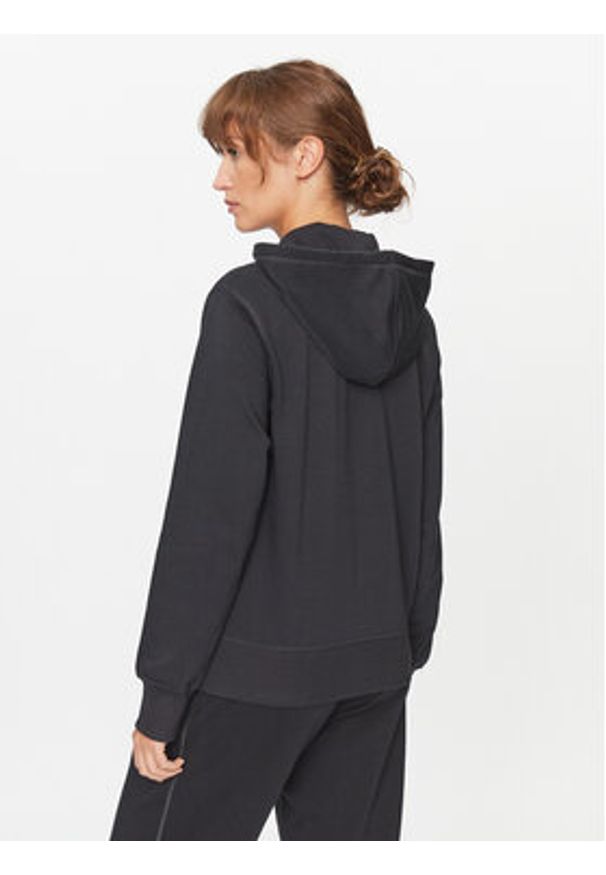New Balance Bluza NB Essentials Stacked Logo Full Zip Hoodie WJ31530 Czarny Regular Fit. Kolor: czarny. Materiał: bawełna