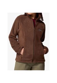 columbia - Bluza damska bez kaptura Columbia Benton Springs FZ. Typ kołnierza: bez kaptura. Kolor: brązowy. Sport: turystyka piesza
