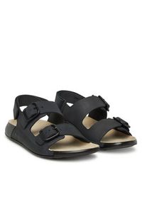 ecco - ECCO Sandały Cozmo 20690302001 Czarny. Kolor: czarny. Materiał: nubuk, skóra #2