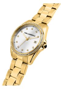 Karl Lagerfeld - KARL LAGERFELD Zegarek R0553101505 Złoty. Kolor: złoty