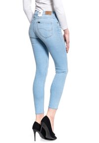 Lee - DAMSKIE SPODNIE JEANSOWE LEE Scarlett BLEACHED AZUR L526PQXL #4