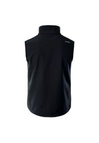 Hi-tec - Bezrękawnik Męska Softshell Luman. Kolor: czarny, wielokolorowy, czerwony. Materiał: softshell. Długość rękawa: bez rękawów. Sport: turystyka piesza