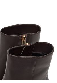 MICHAEL Michael Kors Botki 40T5ELME5L Brązowy. Kolor: brązowy. Materiał: skóra #2