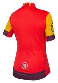 ENDURA - Damski jersey Endura FS260. Kolor: czerwony. Materiał: jersey. Sport: kolarstwo