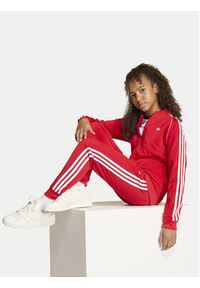 Adidas - adidas Spodnie dresowe adicolor SST KE2861 Czerwony Regular Fit. Kolor: czerwony. Materiał: syntetyk #6
