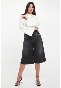 Twinset Milano - Bermudy damskie jeansowe TWINSET. Materiał: jeans #1