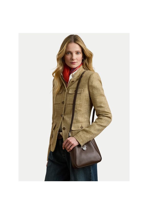 Lauren Ralph Lauren - Torebka LAUREN RALPH LAUREN. Kolor: brązowy