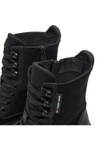 Tommy Jeans Botki Tjw Mid Heel Boot Mix Media EN0EN02556 Czarny. Kolor: czarny #5