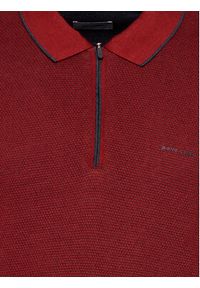 Pierre Cardin Polo C5 30365 3029 Bordowy Regular Fit. Typ kołnierza: polo. Kolor: czerwony. Materiał: bawełna