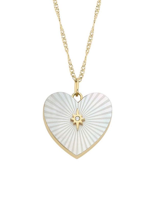 Fossil naszyjnik. Kolor: złoty