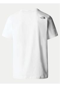 The North Face T-Shirt Mountain Line NF0A87NT Biały Regular Fit. Kolor: biały. Materiał: bawełna