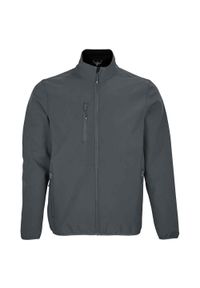 SOL'S - Męska Kurtka Soft Shell Falcon. Kolor: wielokolorowy, szary, brązowy