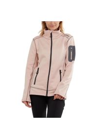 FUNDANGO - Sweter polarowy damski Fundango Antila Fleece. Kolor: różowy. Materiał: polar. Sezon: zima. Sport: turystyka piesza