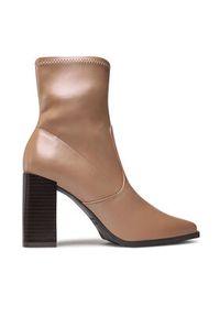 Jenny Fairy Botki LS5618-01 Beżowy. Kolor: beżowy. Materiał: skóra #6