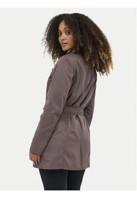 only - ONLY Trencz Valerie 15191821 Brązowy Regular Fit. Kolor: brązowy. Materiał: syntetyk #5