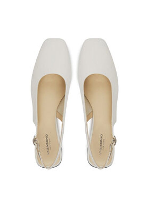 Vagabond Shoemakers Czółenka Delia 5907-201-01 Biały. Kolor: biały. Materiał: skóra