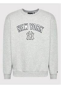 New Era Bluza New York Yankees Heritage 12893150 Szary Oversize. Kolor: szary. Materiał: bawełna #4