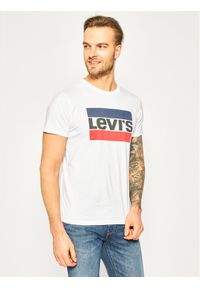 Levi's® T-Shirt Sportswear Logo Graphic 39636-0000 Biały Regular Fit. Kolor: biały. Materiał: bawełna