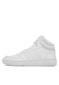 Adidas - adidas Sneakersy Hoops 3.0 GW5457 Biały. Kolor: biały. Materiał: materiał #5