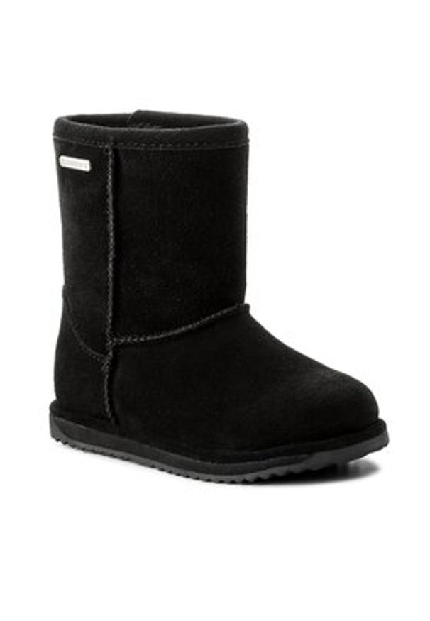 EMU Australia Śniegowce Brumby Lo K10773 Czarny. Kolor: czarny. Materiał: skóra, zamsz