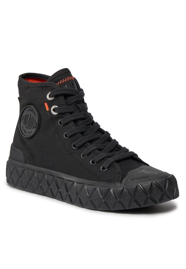 Trampki Palladium Palla Ace Cvs Mid 77015-001-M Black/Black 001. Kolor: czarny. Materiał: materiał