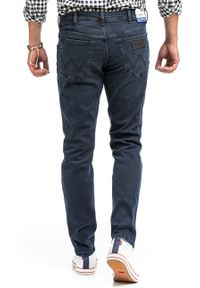 Wrangler - WRANGLER TEXAS TAPER MĘSKIE SPODNIE JEANSOWE BRUISED RIVER W12TLT364 112141166. Długość: długie. Wzór: aplikacja. Styl: klasyczny, elegancki #4