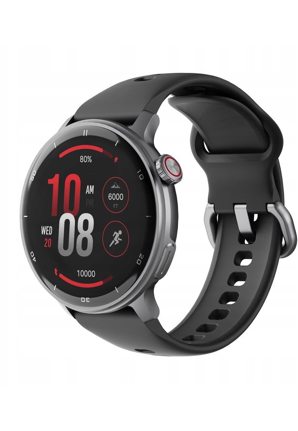 Smartwatch GepardWatches STELIO Smartwatch sportowy Activ AI 46mm GPS Czarny. Rodzaj zegarka: smartwatch. Kolor: czarny. Styl: sportowy