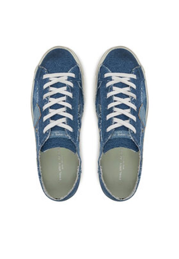Philippe Model Sneakersy Prsx Tennis A009783 PRLD LSD1 Granatowy. Kolor: niebieski. Materiał: materiał
