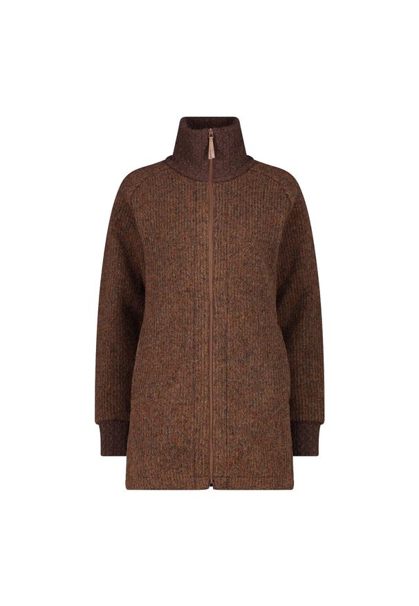 Bluza damska turystyczna CMP 34M0776. Kolor: brązowy. Styl: sportowy. Sport: turystyka piesza