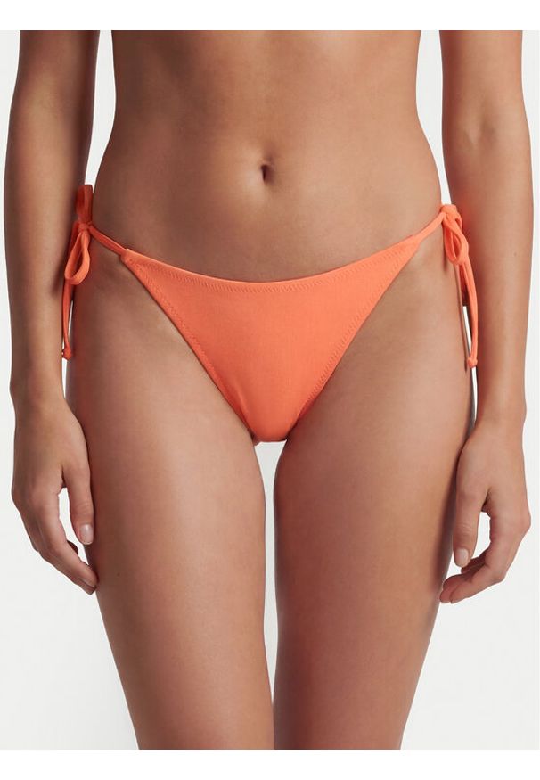 Guess Dół od bikini E6GO27 KF442 Pomarańczowy. Kolor: pomarańczowy. Materiał: syntetyk