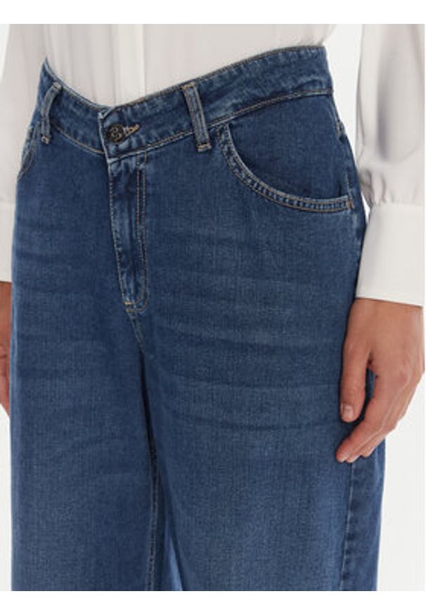 Rinascimento Jeansy CFC0125151003 Niebieski Wide Leg. Kolor: niebieski