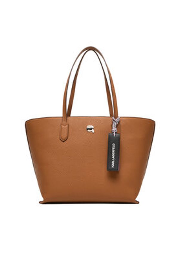 Karl Lagerfeld - KARL LAGERFELD Torebka A4W30002 Brązowy. Kolor: brązowy. Materiał: skórzane
