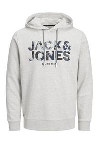 Jack & Jones - Jack&Jones Bluza James 12235338 Szary Regular Fit. Kolor: szary. Materiał: syntetyk #6