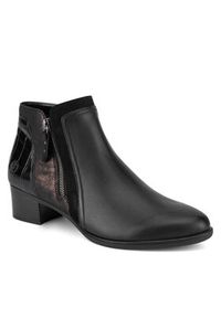 Remonte Botki R5172-04 Czarny. Kolor: czarny. Materiał: skóra #6