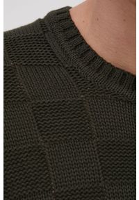 Only & Sons Sweter bawełniany męski kolor zielony. Okazja: na co dzień. Kolor: zielony. Materiał: bawełna. Długość rękawa: długi rękaw. Długość: długie. Styl: casual #5
