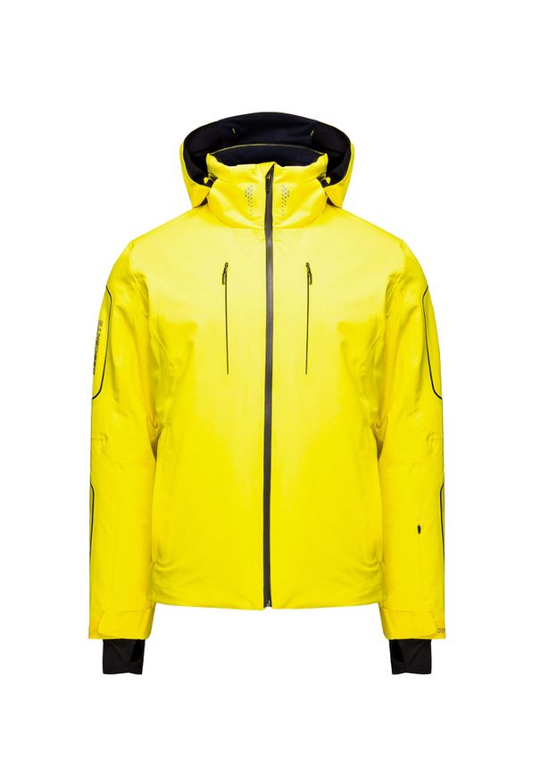 Descente - Kurtka narciarska DESCENTE ISAK. Kolor: żółty. Materiał: tkanina. Technologia: Thinsulate. Sport: narciarstwo