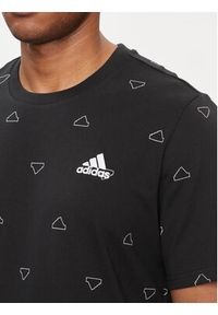 Adidas - adidas T-Shirt Seasonal Essentials Monogram Graphic IS1826 Czarny Regular Fit. Kolor: czarny. Materiał: bawełna #4