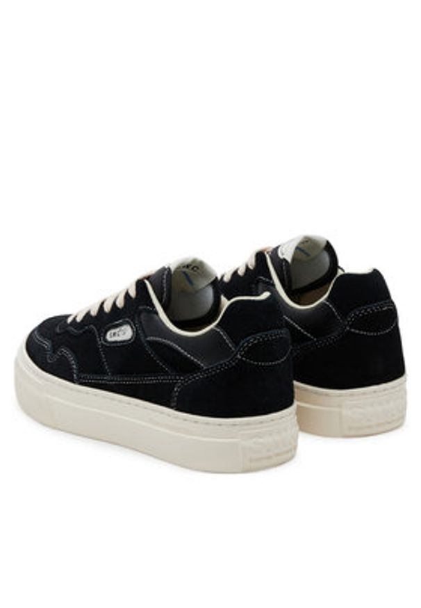 S.W.C Stepney Workers Club Sneakersy Pearl YA20015 Czarny. Kolor: czarny. Materiał: zamsz, skóra