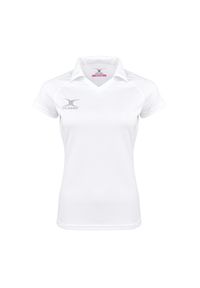 GILBERT - Damska koszulka polo Gilbert Eclipse. Typ kołnierza: polo. Kolor: biały #1