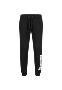 Damskie spodnie dresowe Lonsdale Bickenhill. Kolor: czarny. Materiał: dresówka. Długość: długie. Sport: bieganie #1