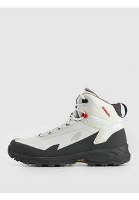 4f - 4F Wysokie buty trekkingowe ICE CRACKER z izolacją Primaloft męskie - szare 40. Wysokość cholewki: przed kolano. Zapięcie: sznurówki. Kolor: szary. Materiał: nylon. Szerokość cholewki: normalna. Technologia: Primaloft. Sezon: zima. Sport: turystyka piesza #1