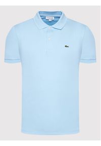 Lacoste Polo DH2050 Niebieski Regular Fit. Typ kołnierza: polo. Kolor: niebieski. Materiał: bawełna #2