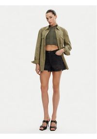 Silvian Heach Szorty jeansowe GPP25123SH Czarny Regular Fit. Kolor: czarny. Materiał: bawełna #4
