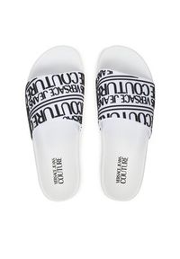 Versace Jeans Couture Klapki 80YA3SQ1 Biały. Kolor: biały. Materiał: syntetyk #2